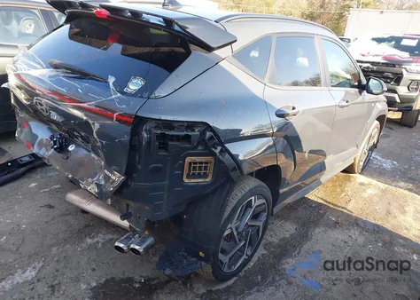 2024 Hyundai Kona N Line z USA, uszkodzony, nr VIN KM8HACA34RU044191